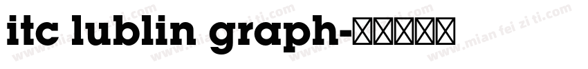 itc lublin graph字体转换